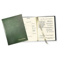 Entertaining Book W/ Traditional Premium Leather